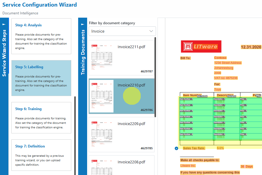 Document Intelligence – Custom Invoices - AIForged Documentation