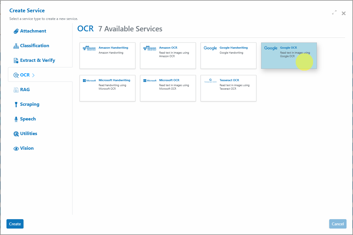 Google OCR - AIForged Documentation