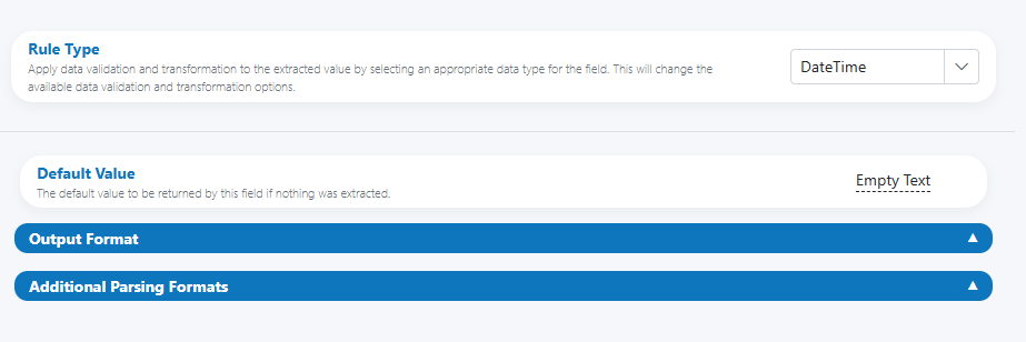 DateTime — base options