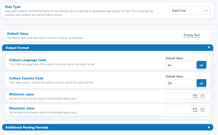 DateTime — Output Format